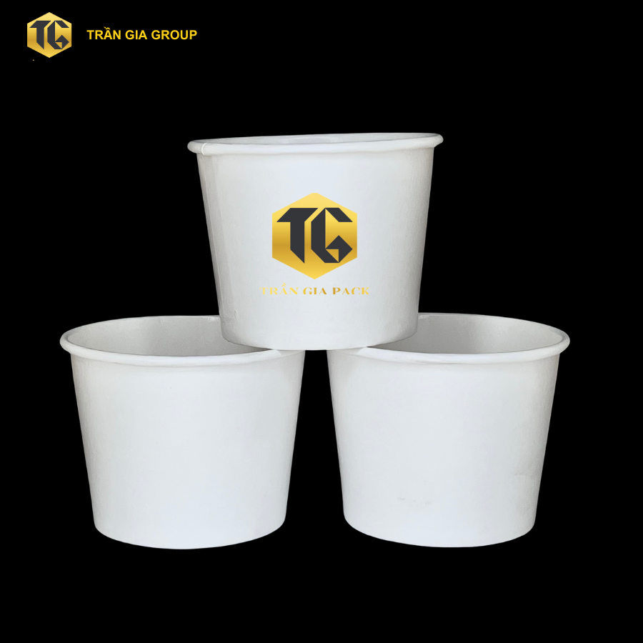 Tô giấy trắng 850ml