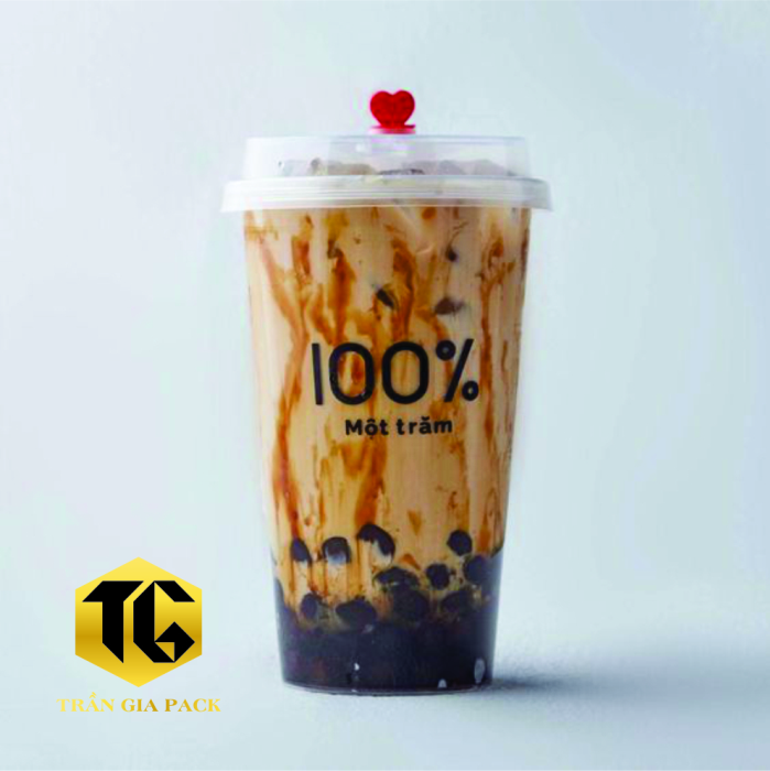Ly nhựa PP nắp tim 500ml